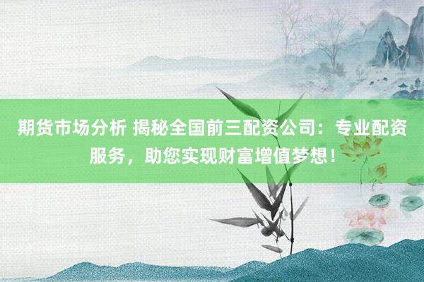 期货市场分析 揭秘全国前三配资公司：专业配资服务，助您实现财富增值梦想！