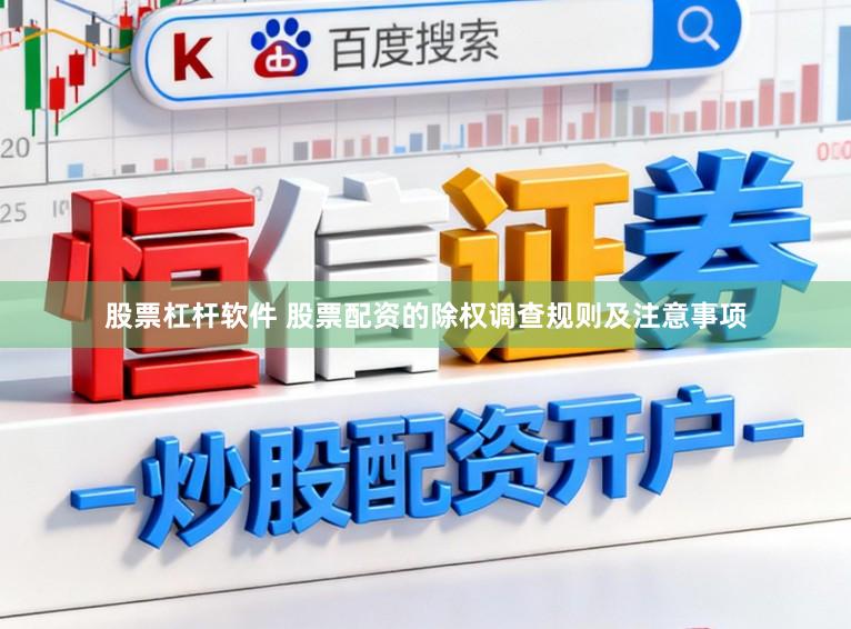 股票杠杆软件 股票配资的除权调查规则及注意事项